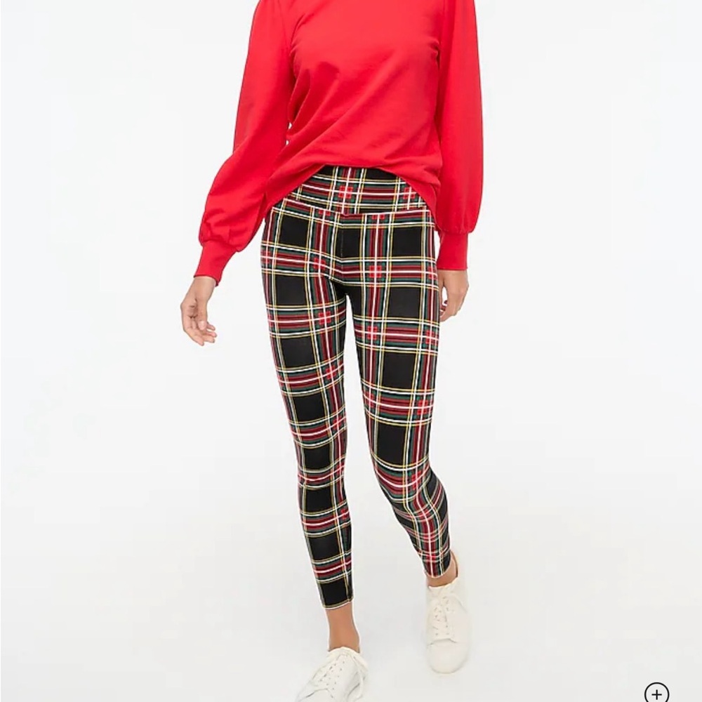 NWT Girls JCrew Tartan Leggings